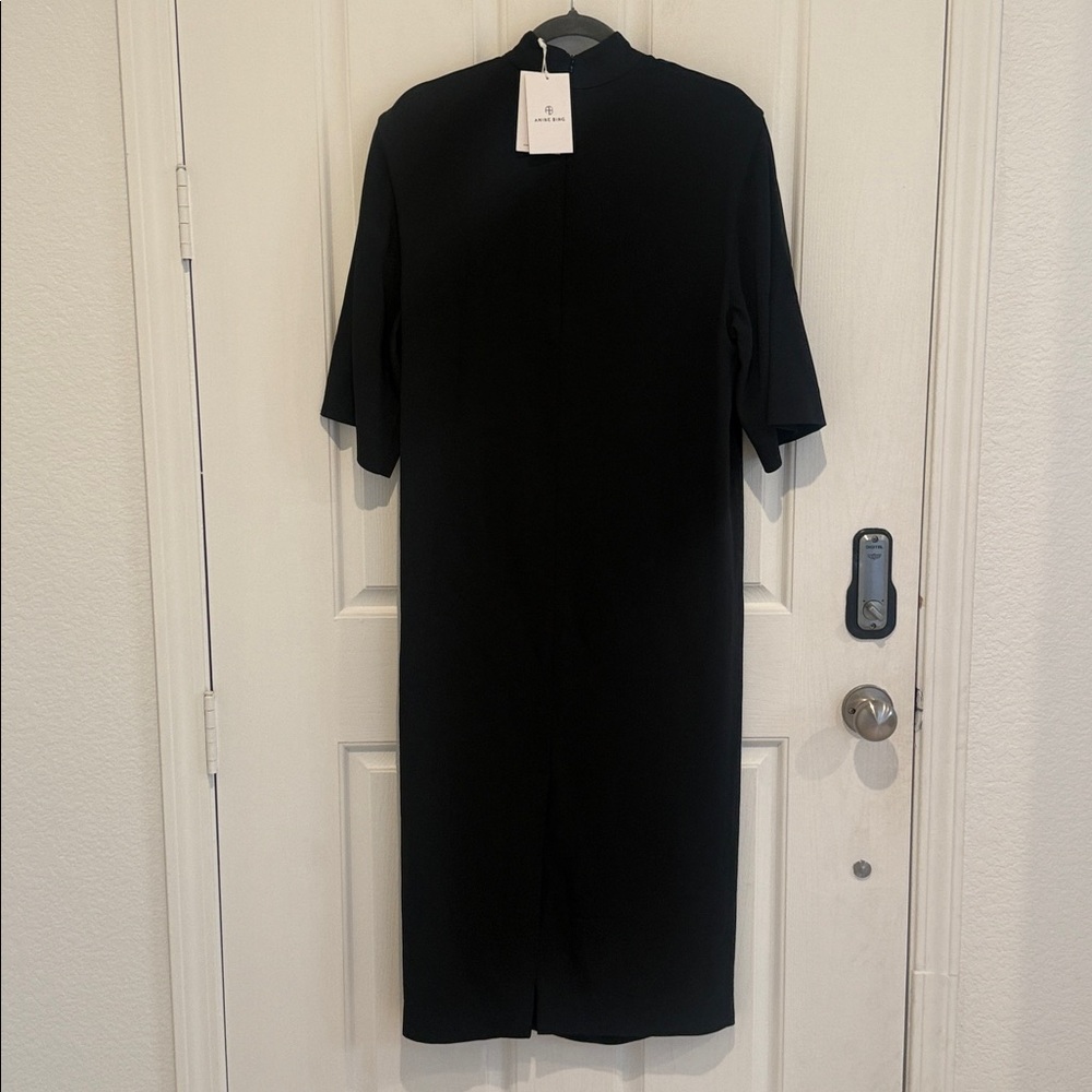 ANINE BING  Paulina Viscose-Crepe Midi Dress - Picture 5 of 6